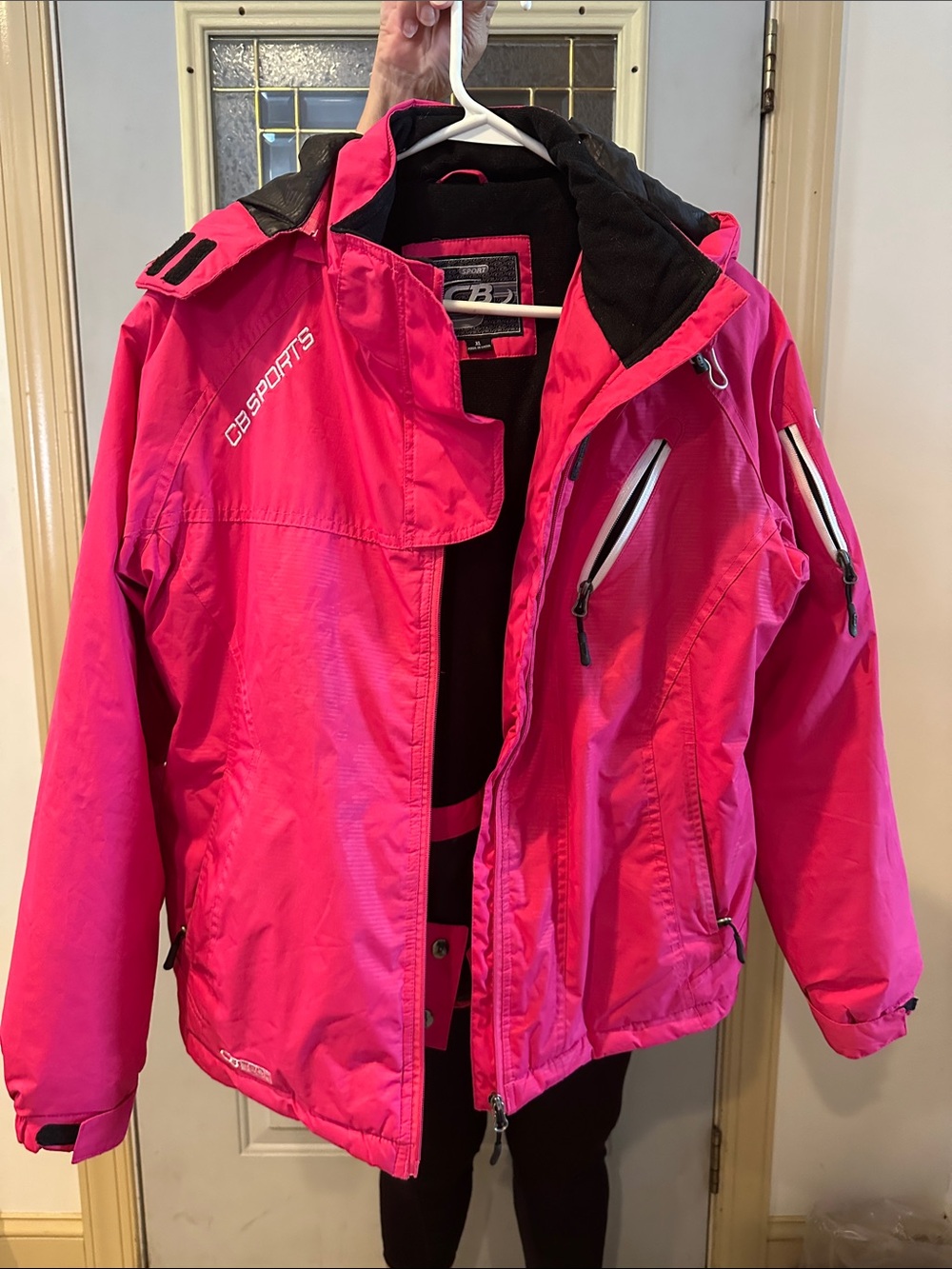 Woman’s Waterproof Ski Jacket with Removable Hood